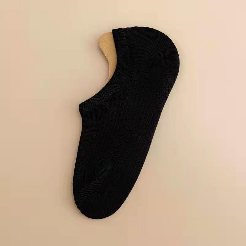 Dopamine Boat Socks: Non-Slip, Solid Color, No Heel, Low-Cut, Lightweight Summer Socks