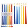 10-inch Dopamine Color Taper Candle for Romantic Weddings and Home Decor
