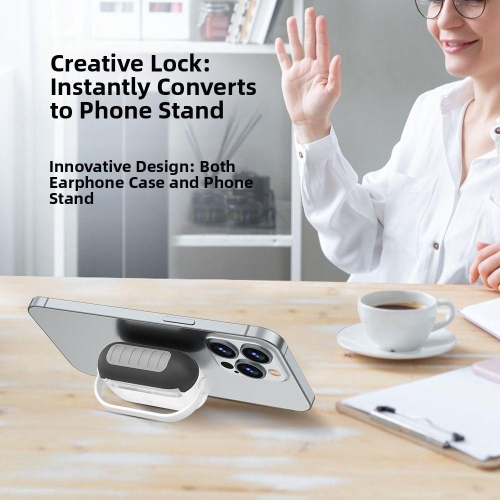 with Hook Headphones Box Cover Silicone Protective Shell for AirPods Pro 3 Accessories