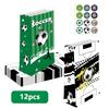 European World Cup Football Green Field Sticker Set in Cowhide Paper Bag