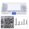 410PCs Self Tapping Screw Hardware Mixed Set Mini Power Tool Accessory Round Head M3  M4  M5