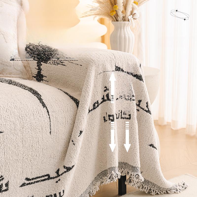 Modern Simple Sofa Cover Towel Thickened Non-Slip Sofa Cover Sofa Cover Universal Full Covered One Piece