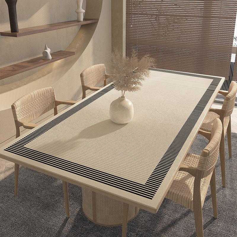 

Водонепроницаемый кожаный коврик для стола Легко чистится Высокотемпературостойкий Защитник стола Маслостойкий Коврик для обеденного стола Для дома и кухни 70 x 120cm