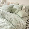 Cartoon Fresh Cotton Bedding Set 133x72 Thread Count Dorm