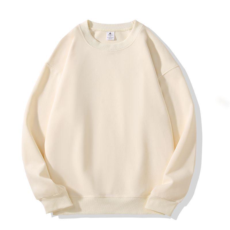 Unisex Heavyweight Cotton Blend Long Sleeve Crew Neck Sweatshirt