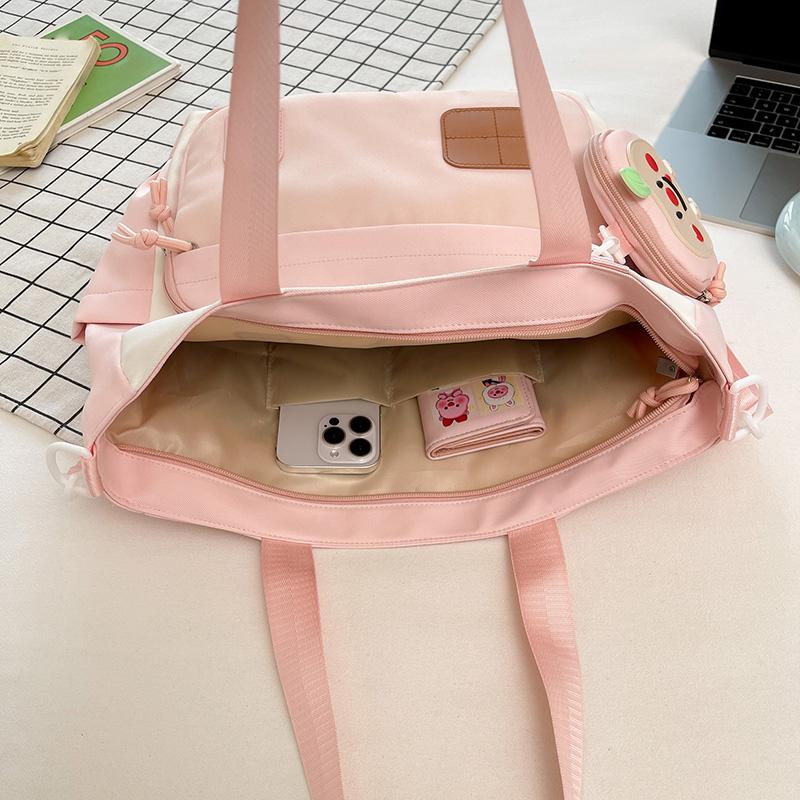 Geantă Crossbody de Damă Stil Colegiu Capacitate Mare Geantă de Umăr pentru Navetă la Cursuri