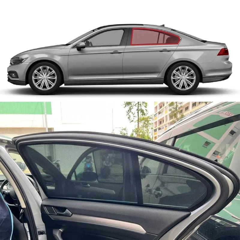 Für Volkswagen VW PASSAT B8 Limousine 2014-2022 Magnetischer Auto-Sonnenschutz Vorne Windschutzscheiben-Vorhang Hinten Seite Baby-Fenster Sonnenschutz Visier