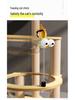 Extra-Large Cat Climbing Frame & Bed: Multi-Layer Space Capsule with Scratch-Resistant Sisal Posts - Durable and Shed-Free.