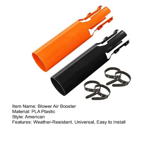 1/2Pcs Leaf Blower Air Booster with Strap Universal Leaf Blower Nozzle Attachment Faster Outdoor Yard Cleanup Lawn Care Leaf Blower Airflow Amplifier