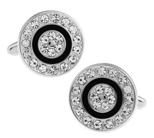 Igame Crystal Cuff Links Quality Brass Material Stone Cufflinks For Wedding Men