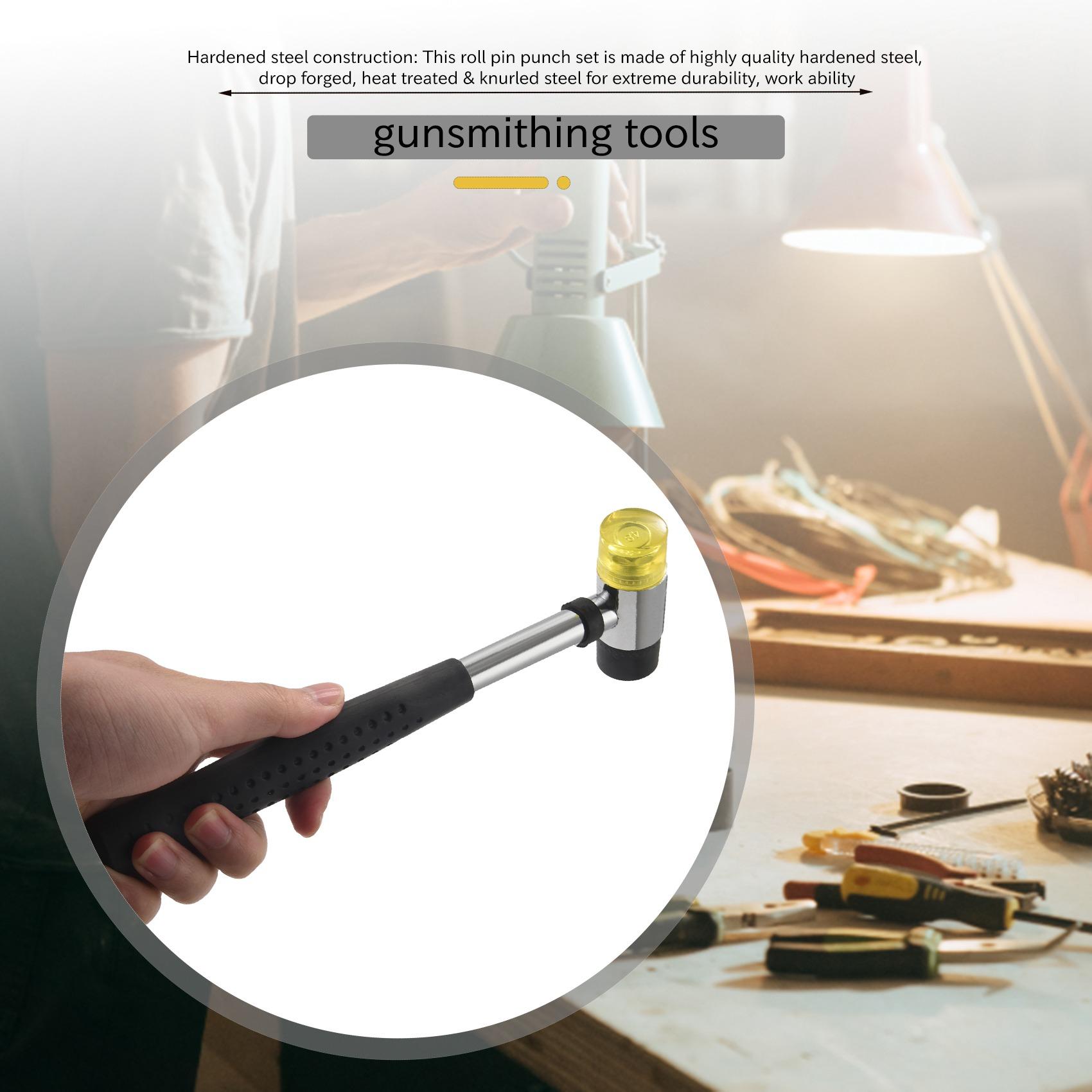 

M-Modern-Roll Pin Punch Set With Storage Pouch, 9 Piece Steel Removal Tool Kit