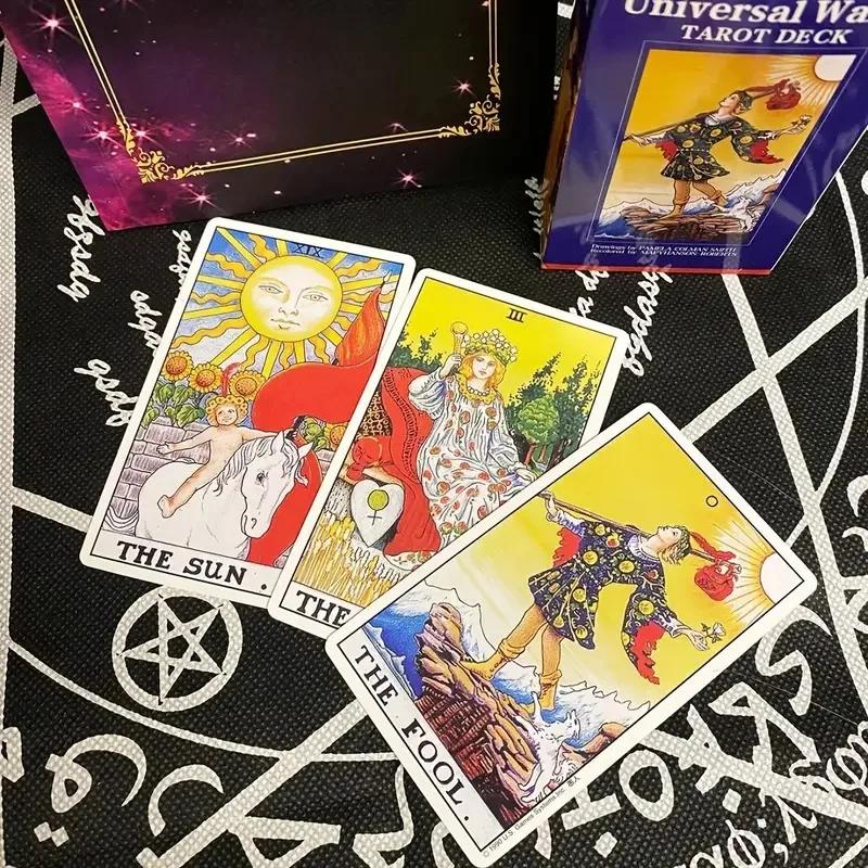 78 Card Classic Tarot Card Set Playing Cards Party Board Game Fate Card Fortune Telling Game Ideal For Beginners