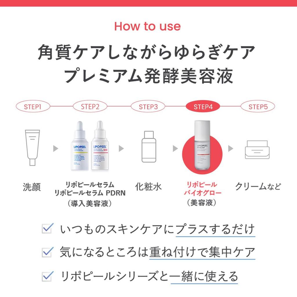 LIPOPEEL BIOGLOW 30ml Exfoliating Pore Care Infusion Serum with Liposomal Ceramide and Patch Tested for Sensitive for Pore Rejuvenation and Dryness