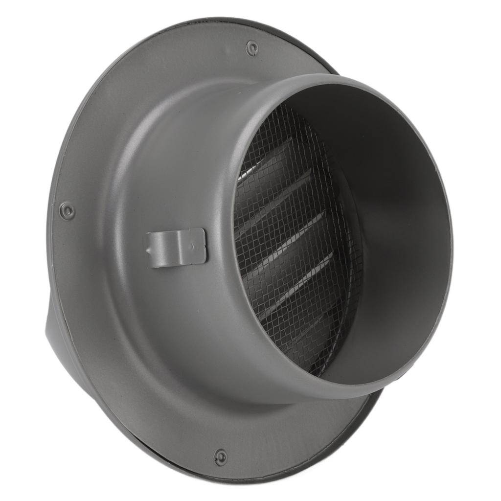 Runde Edelstahl-Lüftungsabdeckung mit Lamellen, wasserdicht, winddicht, Außenwand-Lüftungsauslass für