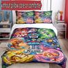 3pcs Duvet Cover Set (1*Duvet Cover + 2*Pillowcase, Without Core), Custom Name PAW Patrol Pattern Bedding Set, Home Bedroom Decor Gift