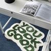 Imitation Cashmere Non-Slip Absorbent Floor Mat for Bedroom Decoration
