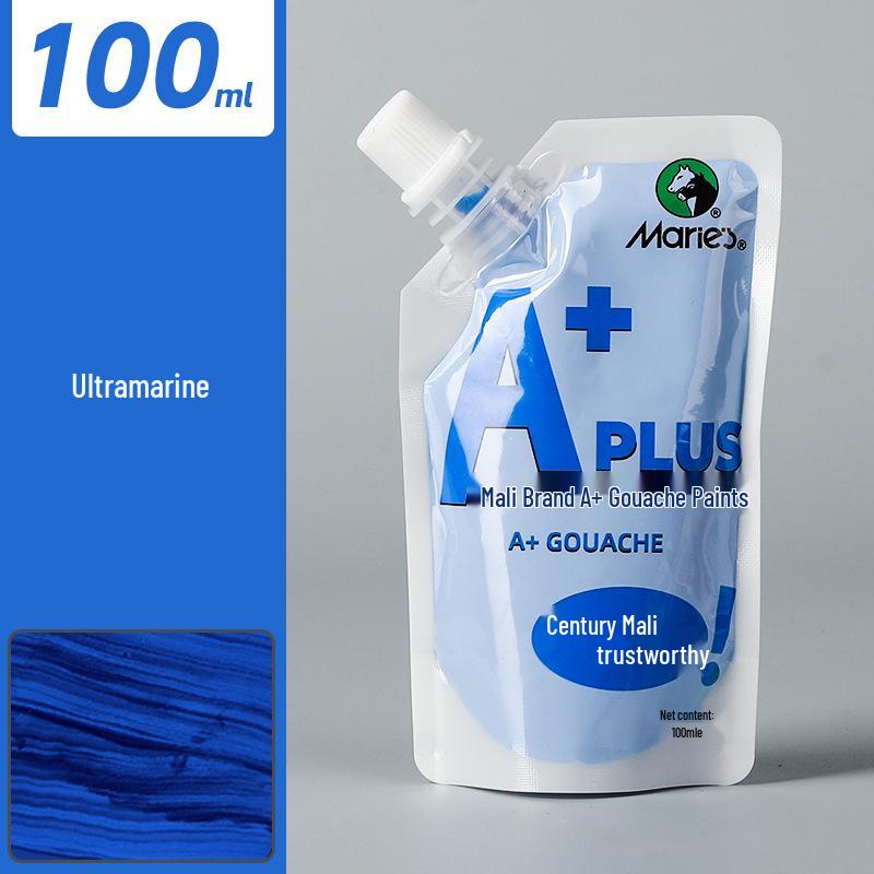Mali 100ml Washable Gouache Paint Set for Kids - Squeeze & Refill Jelly Pack