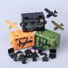 MOC Żołnierze Wojskowi Akcesoria do Budowania Dronów Żołnierze Akcesoria SWAT Pudełko na Broń Komputerową Klocki Zabawki Prezent dla Dzieci