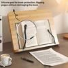 Reading Stand for Kitchen Countertops And Cookbooks Adjustable Cookbook Holder for Hands-Free Reading