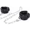 Humbler CBT Male Cock Ring Ball Stretcher With Ankle Cuffs Stainless Steel Scrotum Squeezer BDSM Bondage Adults Sex Toys For Men