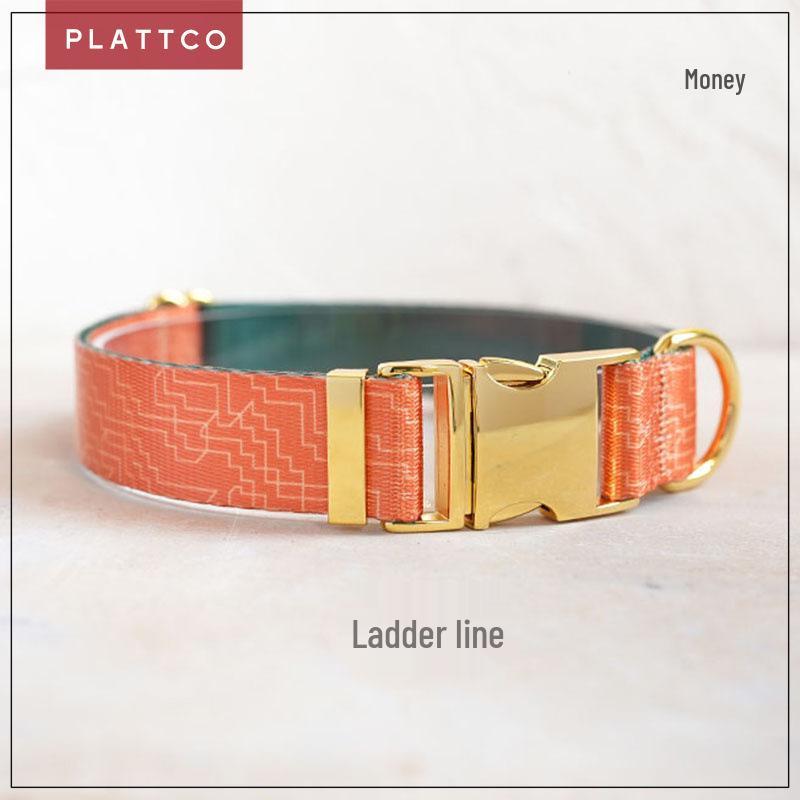 PLATTCO Adjustable Faux Nylon Engravable Dog Collar PDC334 M 2.5cm (42-48cm)