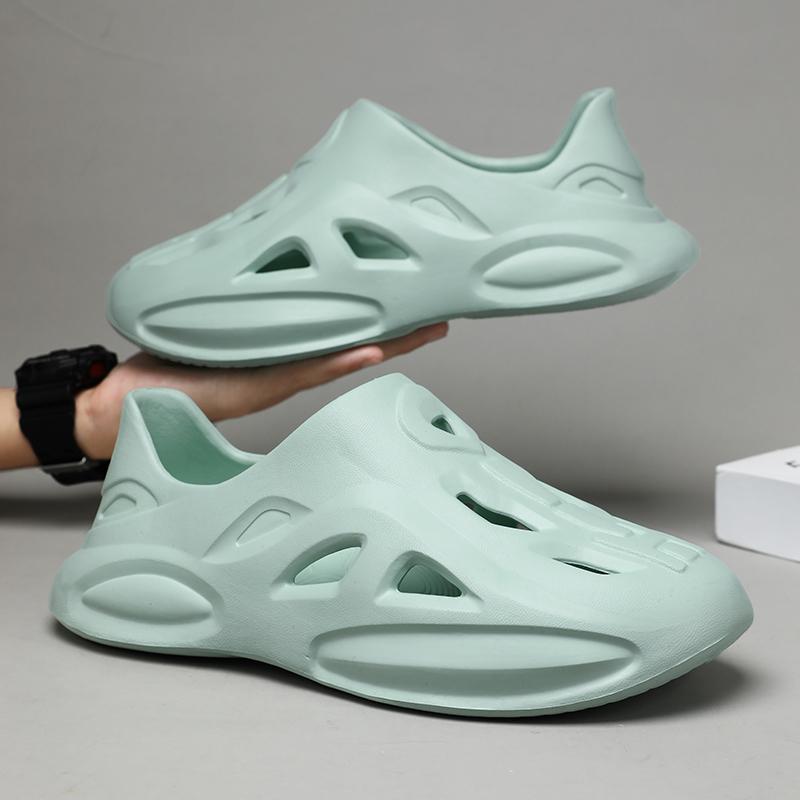 Letní pánské sandály Lehké EVA pantofle Módní pár Zahradní boty Dřeváky Venkovní ležérní Plážové boty Boty do vody Tenisky