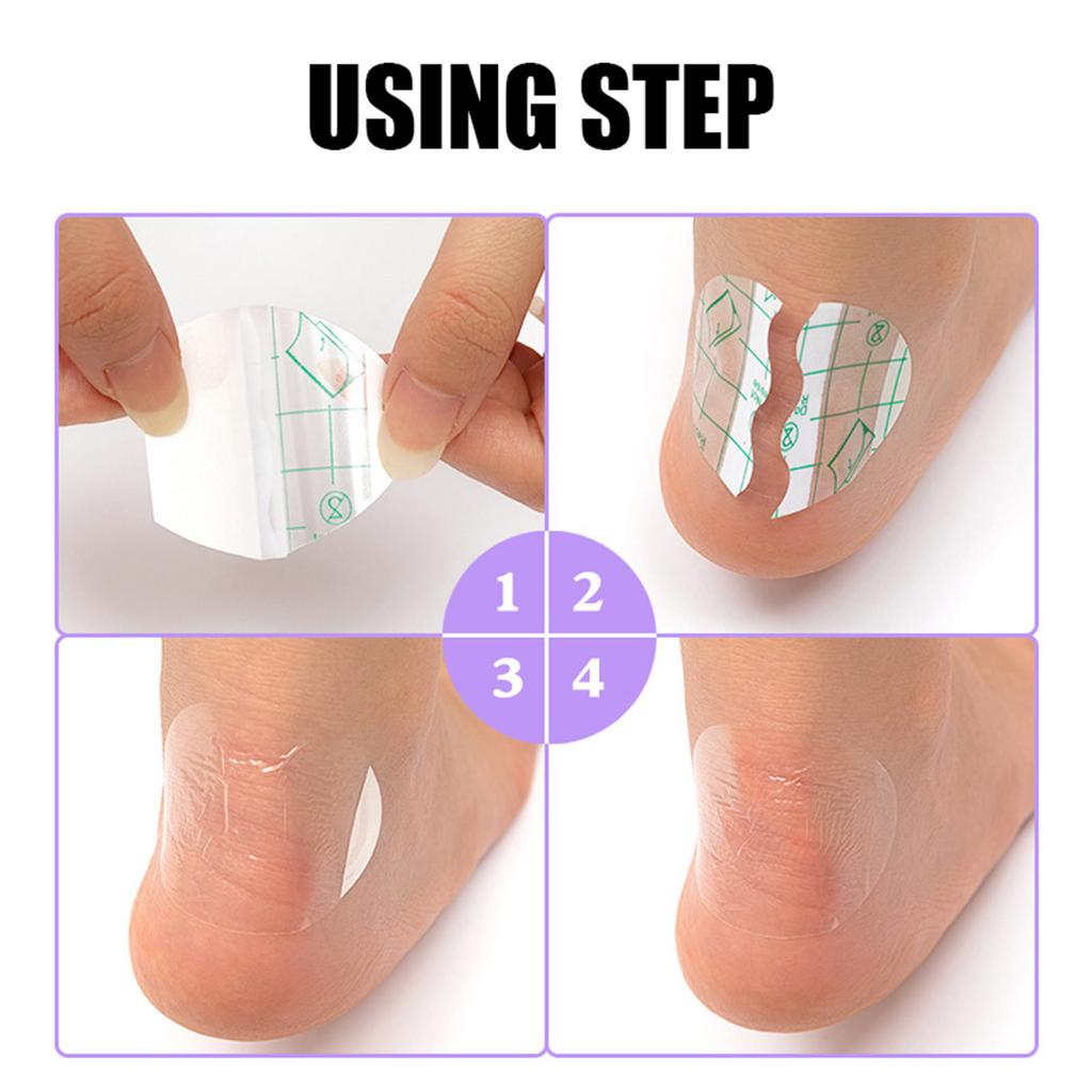 Heel  Sticker  Foot Care Sticker Waterproof Anti-wear Shoe Sticker Heel Protectors 20pcs