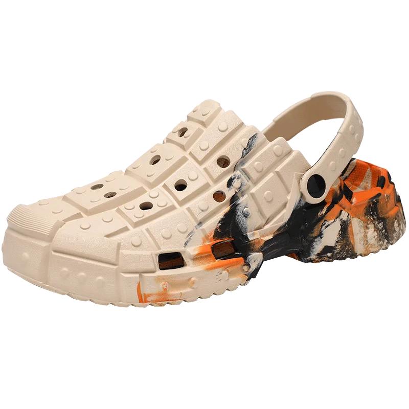 Roman Sandals Man Summer 2024 Flat Sandal for Men Super Copy Sandals Men's Casual Sandal Chef Shoes Shiatsu Slippers Slipers