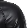 Men's Casual PU Leather Motorcycle Jacket with Stand Collar