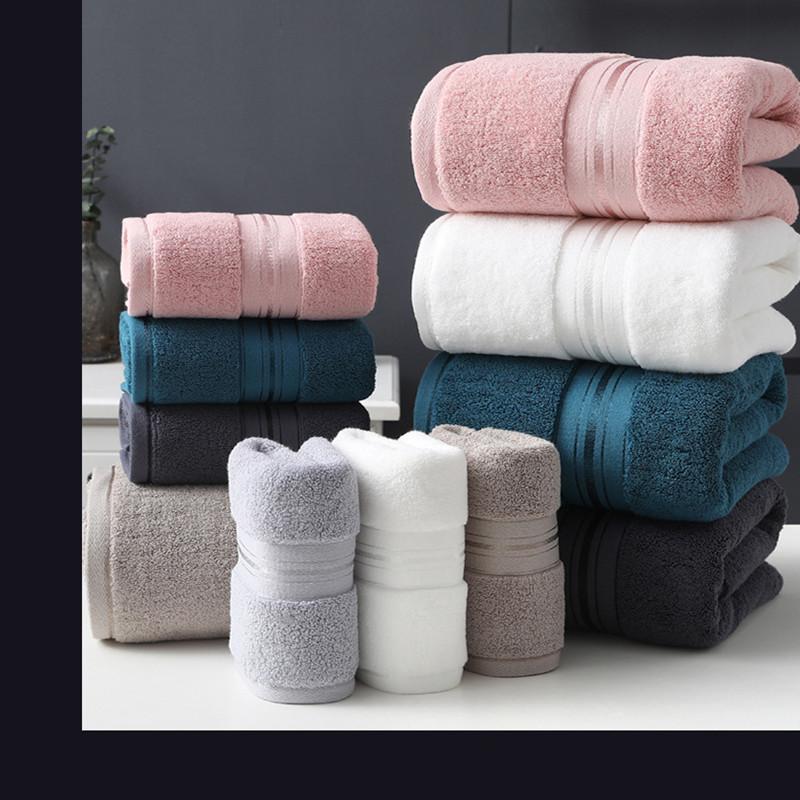 90X180 Cm 100% Egyptian Cotton  Large Bath Towels And Face Towels Are Super Absorbent, Super Soft Travel And Sports Towels