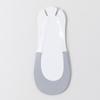 Women Thin Strap Low Cut Invisible Socks Breathable Sweat Absorbing Non Slip Socks Same Color Five Pairs Set for Daily Wear