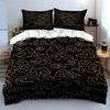 "Black Cloud Pattern Home Decor" Bedding Set with 1 Duvet Cover 2 Pillowcases Single Double King Queen, Gift