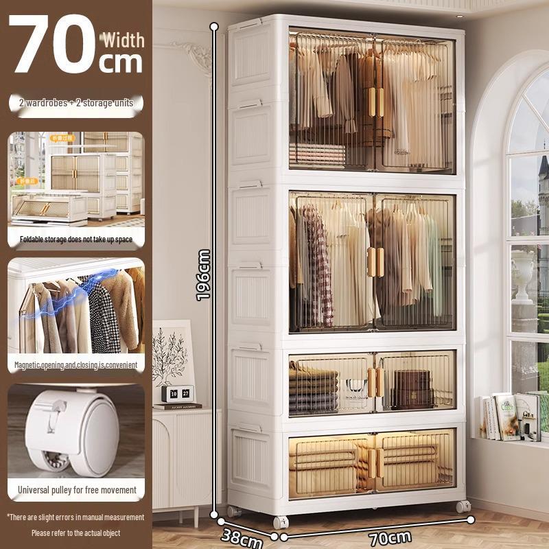 Younai Hängender Kleiderschrank für Kinder: Kleiderschrank für Babykleidung für das Schlafzimmer