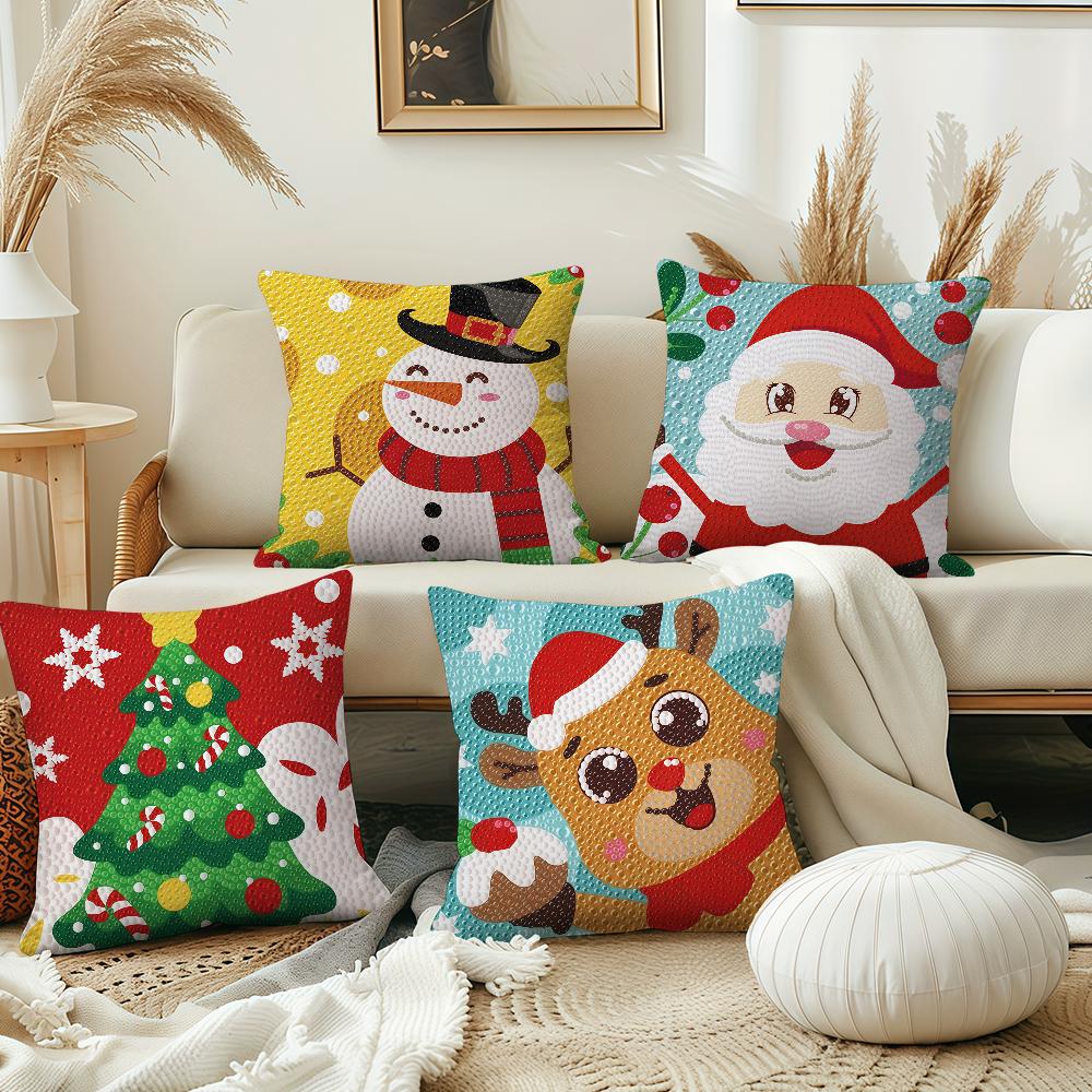 Christmas Nutcracker Cushion Cover Best Home Office Coffee Pillow Sofa Printing Decoration Room Shop Car Nordic Simplicity Hit