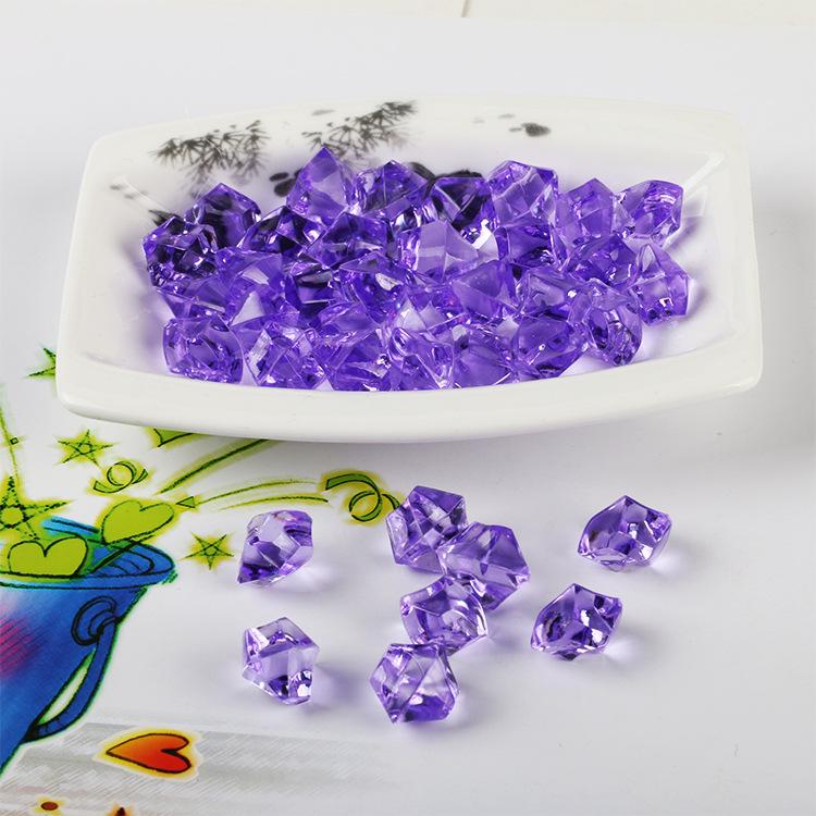 Seven-Color Acrylic Crystal Stones for Fish Tank Decoration and Amusement Park Props