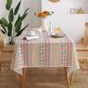 North Style Lace Dining Table Cloth Printed Tablecloth Cover Towel Striped Floral Rectangular Tablecloth Table Top