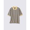 GU by Uniqlo Dry Oversized Polo Shirt  5 Minute Sleeves   Border  St