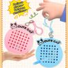 Cat Magnetic Drawing Board Keychain Leisure Toy Bag Pendant Fun Keychain Cartoon Cat Pendant Jewelry Fashion Accessories Creative Gift