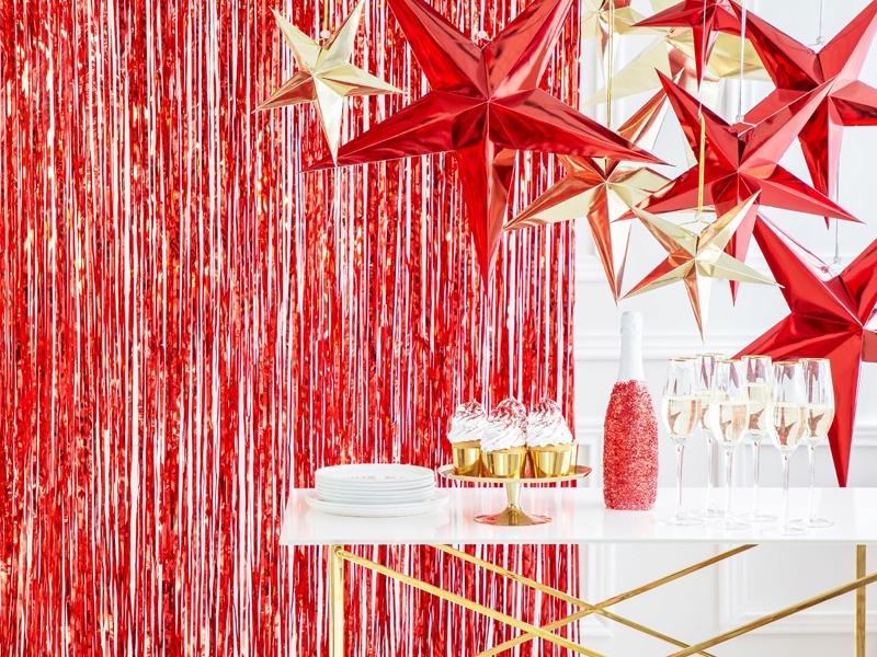 Paper Star, 30Cm, Red, 1 Piece