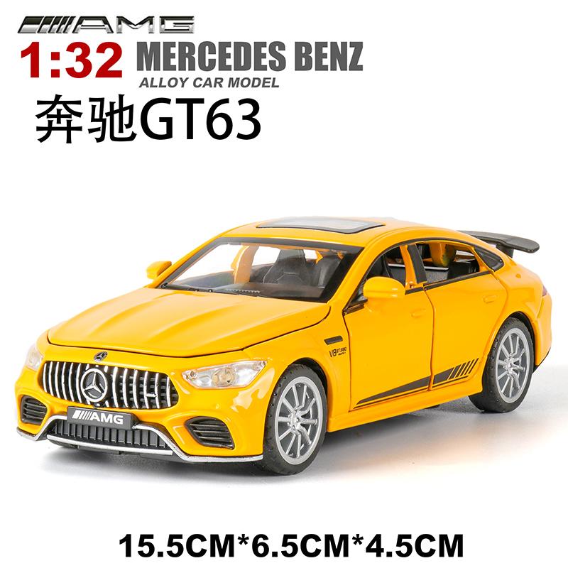 1:32 Mercedes Benz AMG GT63 German AMG Sports Sedan Alloy Car Diecasts & Vehicles Car Model Miniature Scale Model Car For Friend