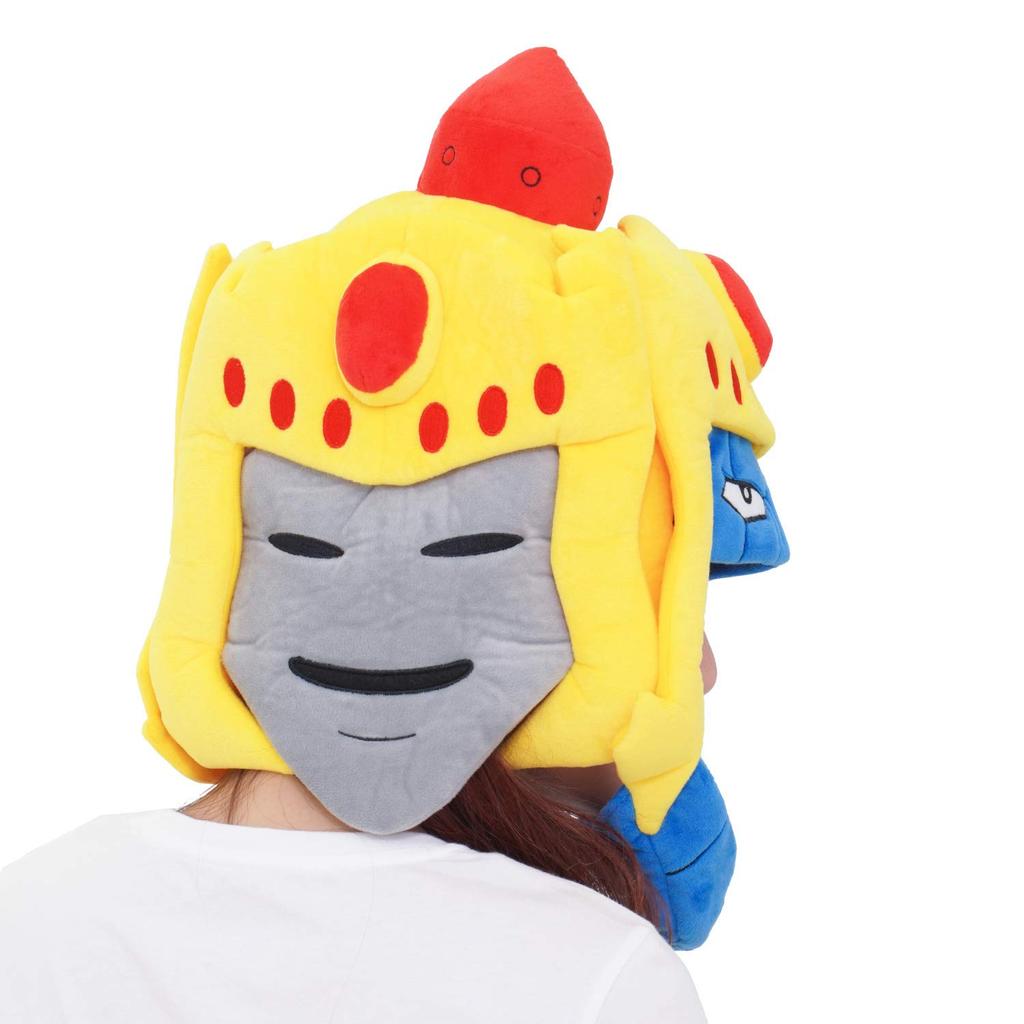 SAZAC Kinnikuman Fleece Kigurumi Deluxe Cap (Adult) - One Size Fits Most (Asuraman)
