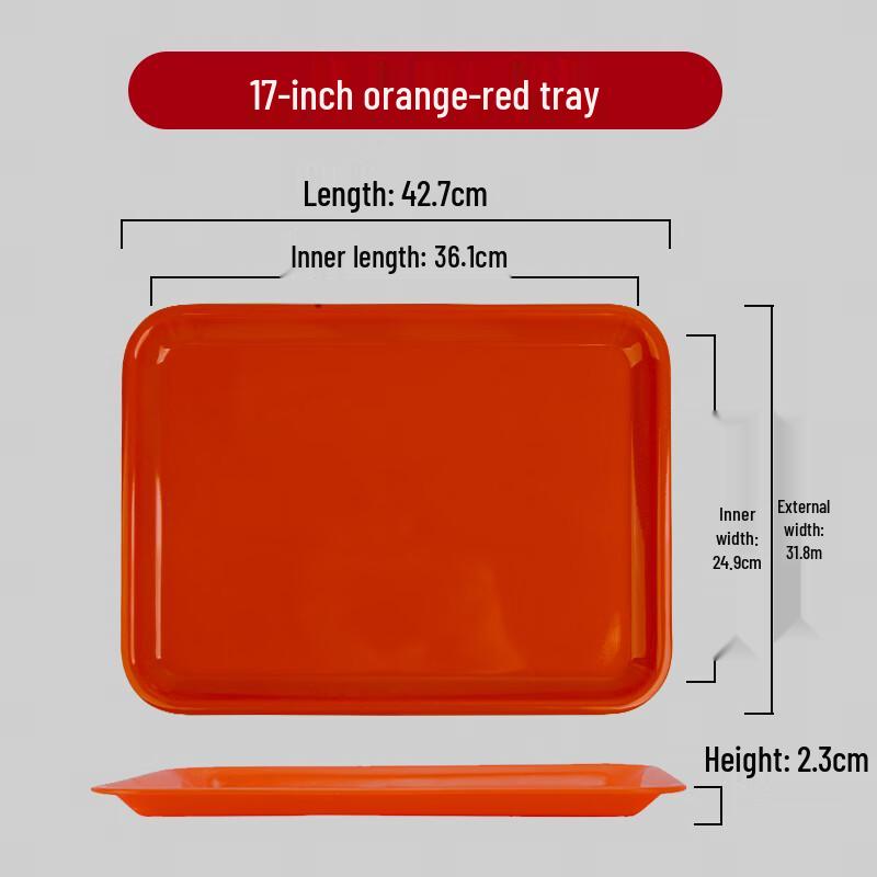 Melamine Rectangular Serving Tray