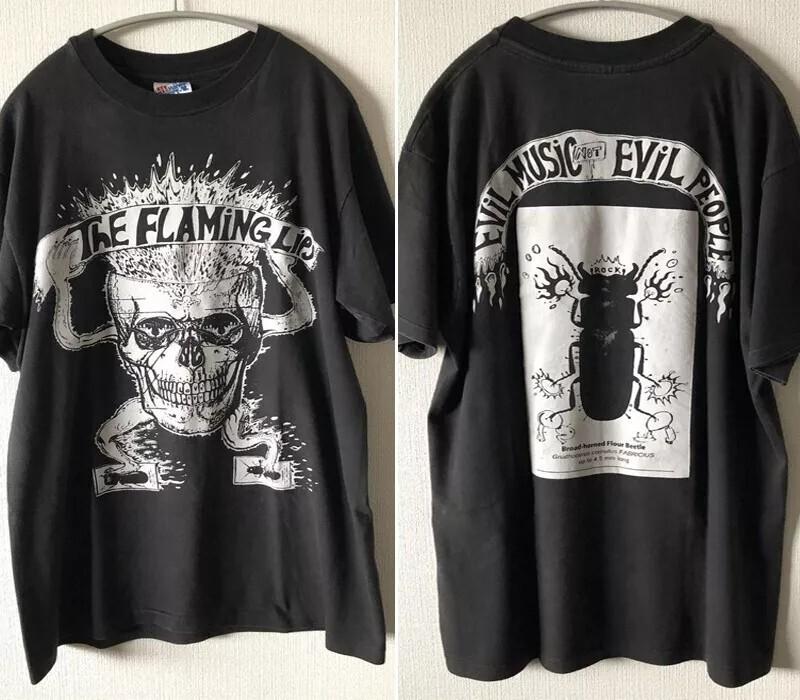 The Flaming Lips Evil Music - Evil People Black 2 Side Unisex T shirt Reprint Unisex T-Shirt XXXXL