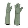 2 Pieces Gardening Gloves Work Multifunctional Professional Sturdy Thorn Proof with Long