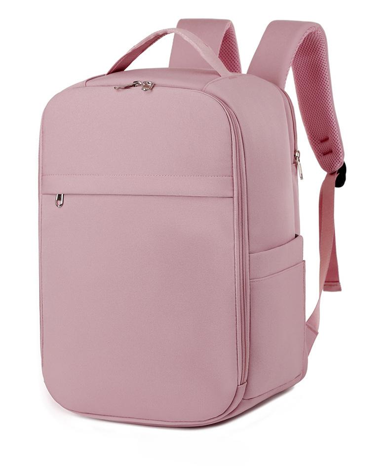 

Деловой рюкзак для ноутбука - Большой вместимости, для коротких поездок, красочная дорожная сумка (Современный минималистичный дизайн, короткая поездка)-загар