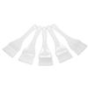 5 Stück Weißes Gesichtsmaskenpinsel-Set Dichte Nylonhaare Schlammmaskenapplikator DIY Beauty-Tool