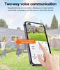 15MP Solar-Powered 8K Wireless Outdoor Security Camera with 3 Lenses & 4G Network
