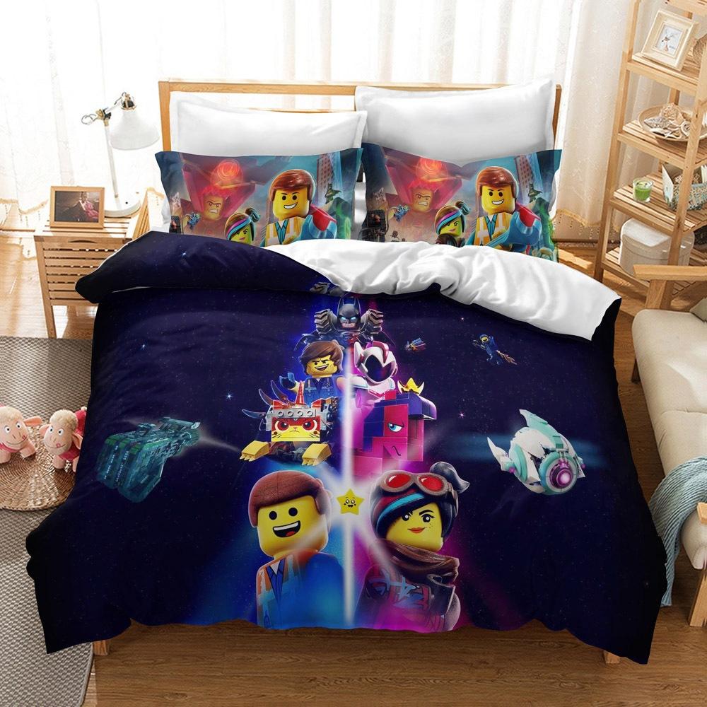 Bedding Kit, Lego Series Size Three-Piece Set Can Be Used For 3D Digital Printing