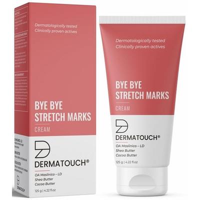 Crème anti-vergetures DERMATOUCH Bye Bye pour la grossesse, pour réduire les vergetures et les cicatrices | Au beurre de karité et de cacao | 125 g