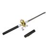 Portable Aluminium Alloy Fishing Pole Reel Set Lightweight Fishers Tackle Accessory